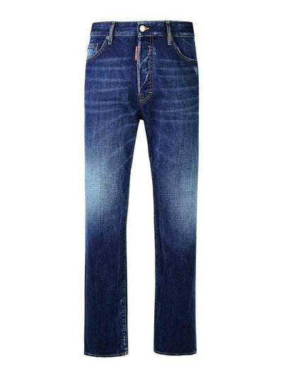 642 Jeans In Denim Di Cotone Blu