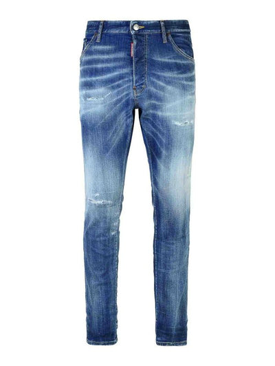 Jeans In Denim Di Cotone Blu Cool Guy