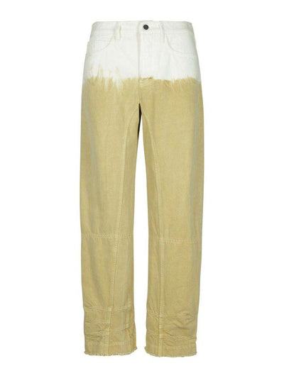 Jeans In Cotone Beige