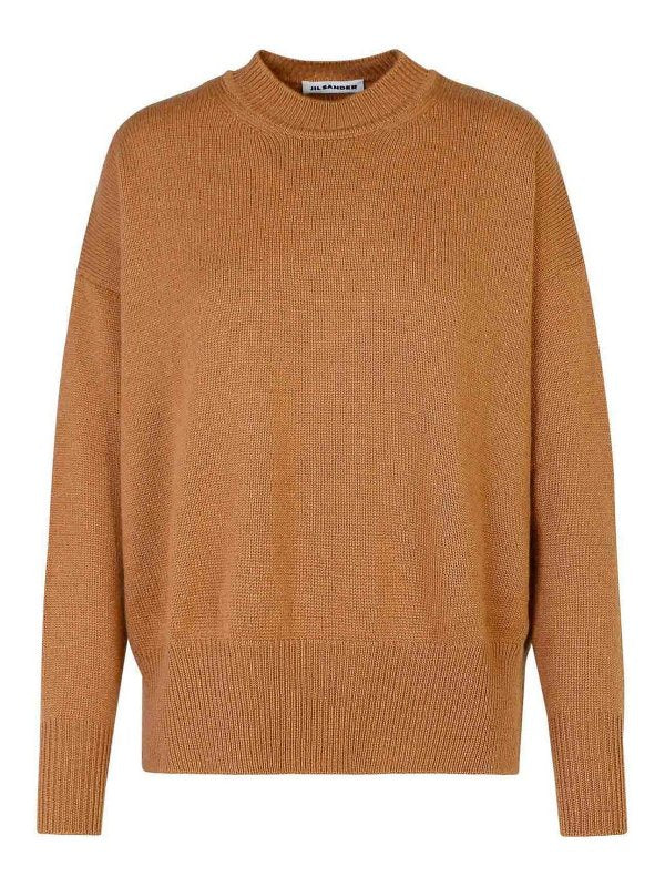 Maglione In Cashmere Marrone