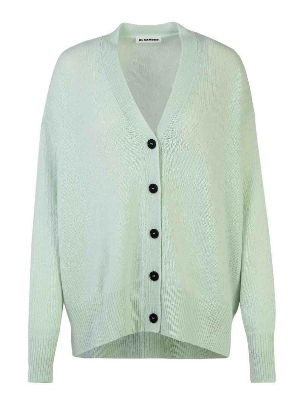 Cardigan In Cashmere Color Menta