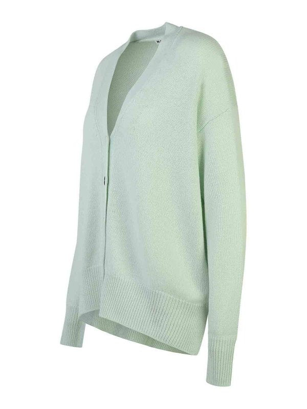 Cardigan In Cashmere Color Menta