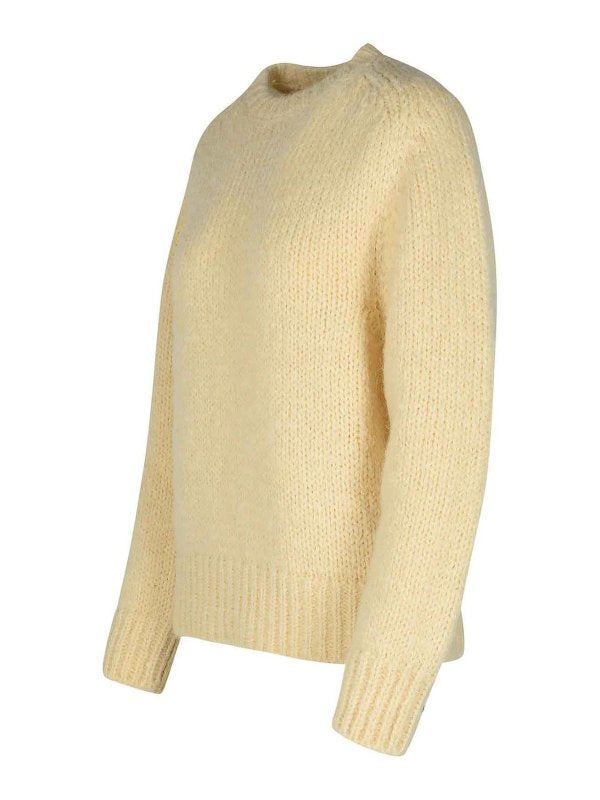 Maglione In Misto Mohair Panna