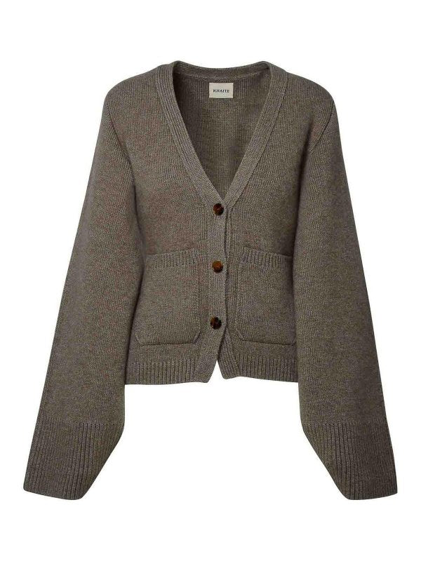 Cardigan Iconico In Cashmere Color Cammello