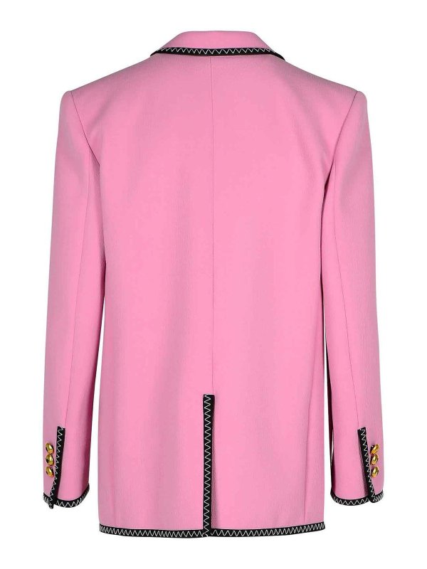 Blazer In Misto Viscosa Rosa