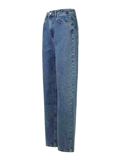 Jeans In Cotone Blu