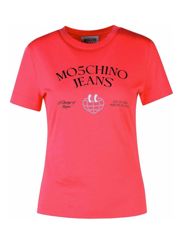 T-shirt In Cotone Fucsia