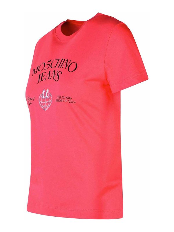 T-shirt In Cotone Fucsia