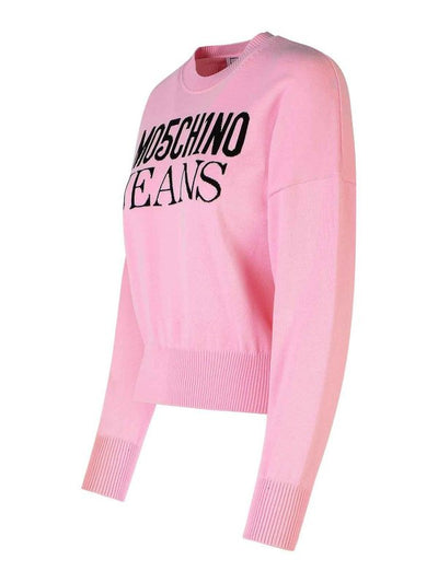 Maglione In Cotone Rosa