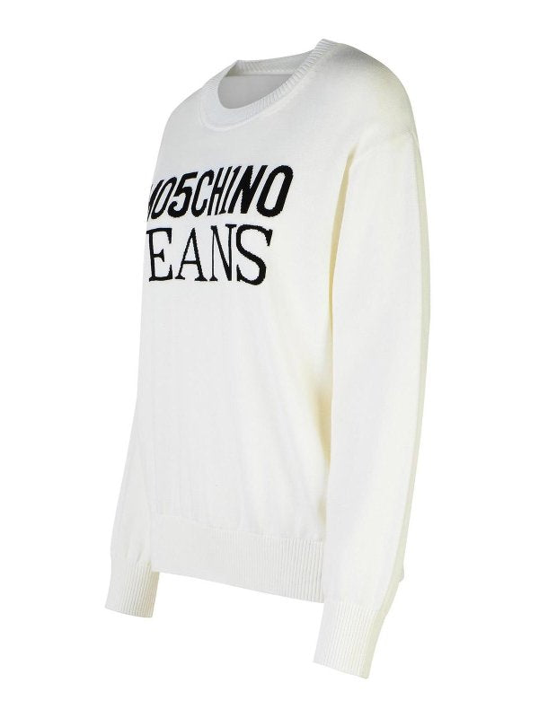 Maglione In Cotone Bianco