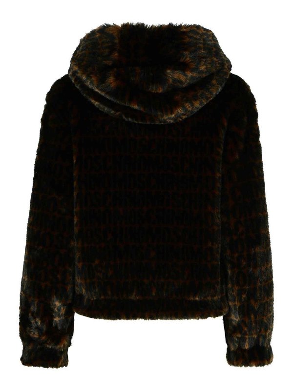 Cappotto In Misto Poliestere Marrone