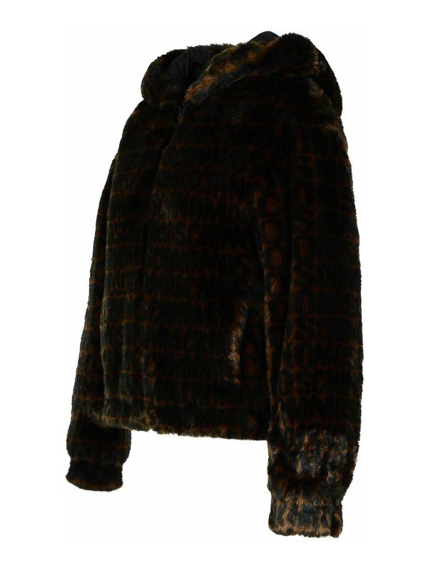 Cappotto In Misto Poliestere Marrone