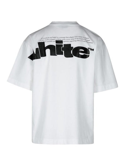 T-shirt In Cotone Bianco Condivisa