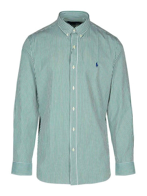 Camicia In Cotone Verde