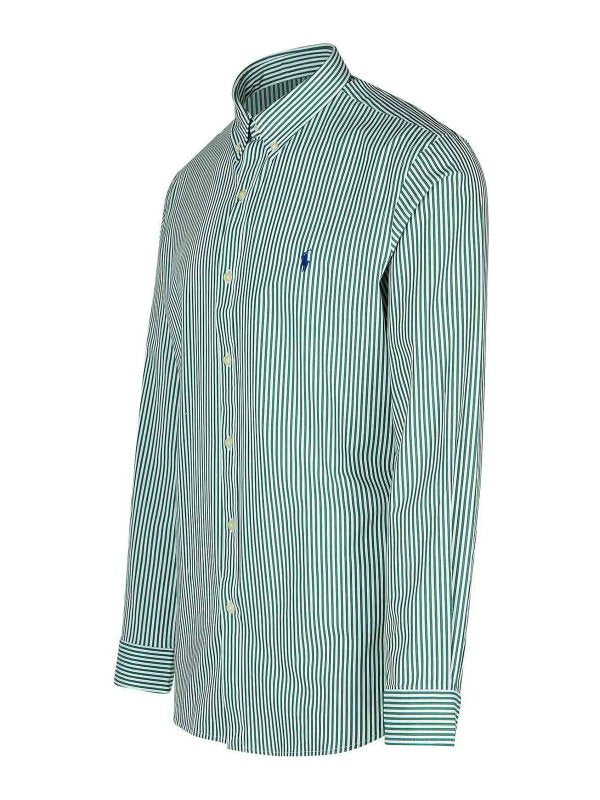 Camicia In Cotone Verde