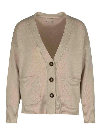 Cardigan In Cashmere Beige