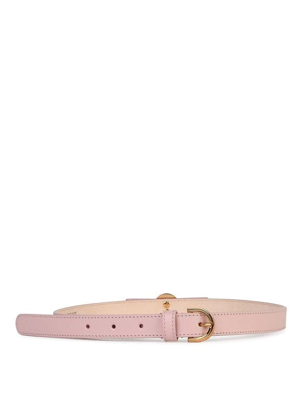 Cintura Gianni Ribbon In Pelle Rosa