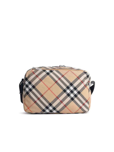 Borsa Check Camera Beige Misto Poliestere