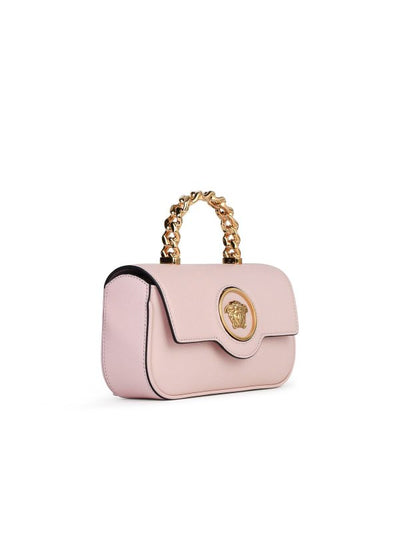 Borsa Mini In Pelle Rosa La Medusa