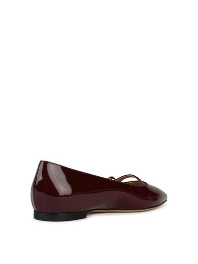 Ballerine Cleo In Pelle Lucida Bordeaux