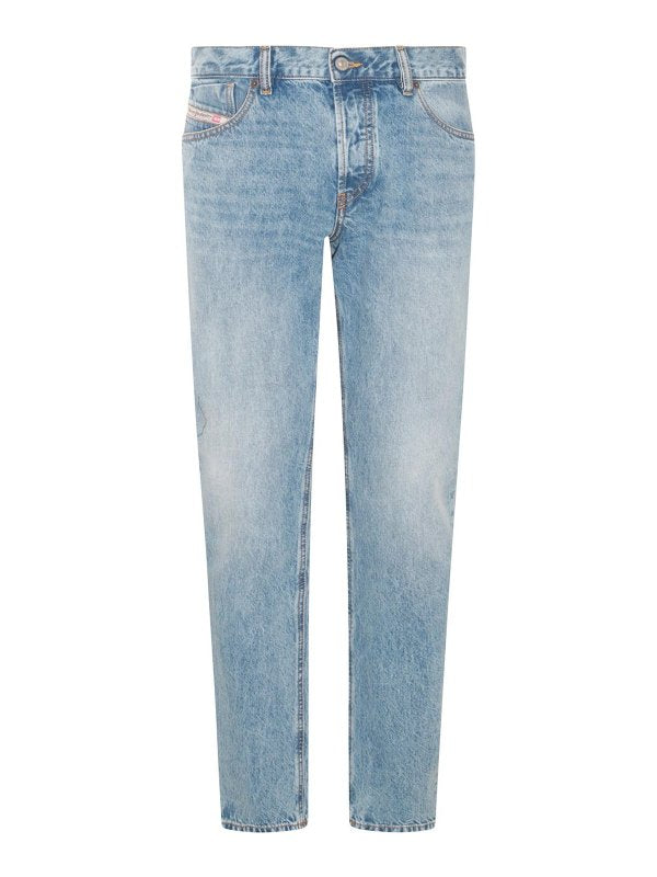 Jeans In Cotone Azzurro