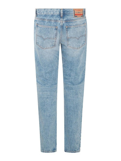 Jeans In Cotone Azzurro