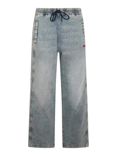 Jeans In Cotone Azzurro