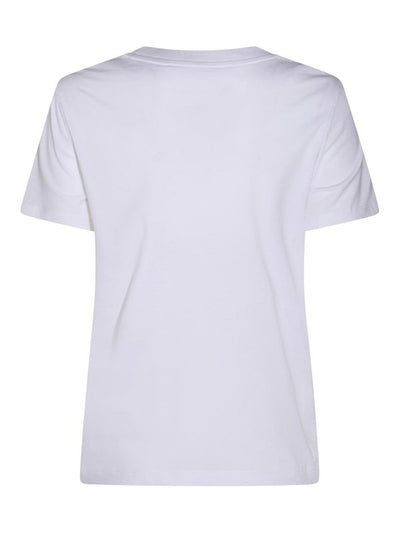 T-shirt  In Cotone Bianco