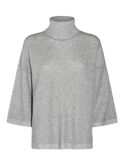 Pullover In Lana Grigia