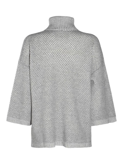 Pullover In Lana Grigia