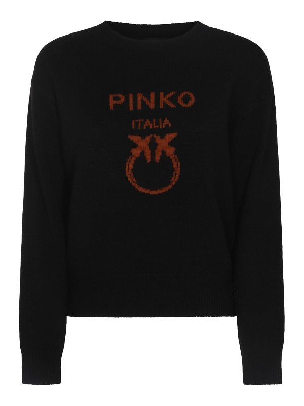 Pullover In Cotone Nero