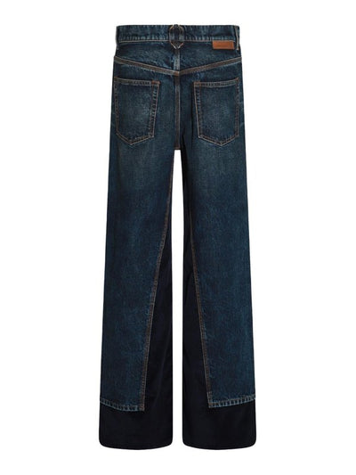 Jeans In Cotone Blu Scuro