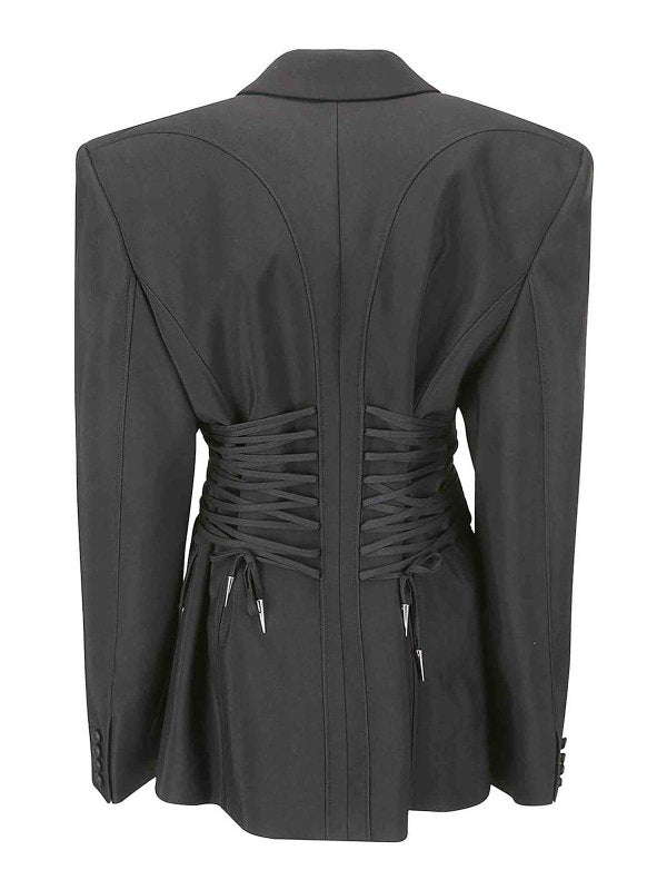 Blazer Nero Mugler