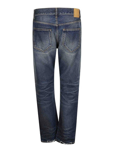 Jeans Blu Gamba Dritta