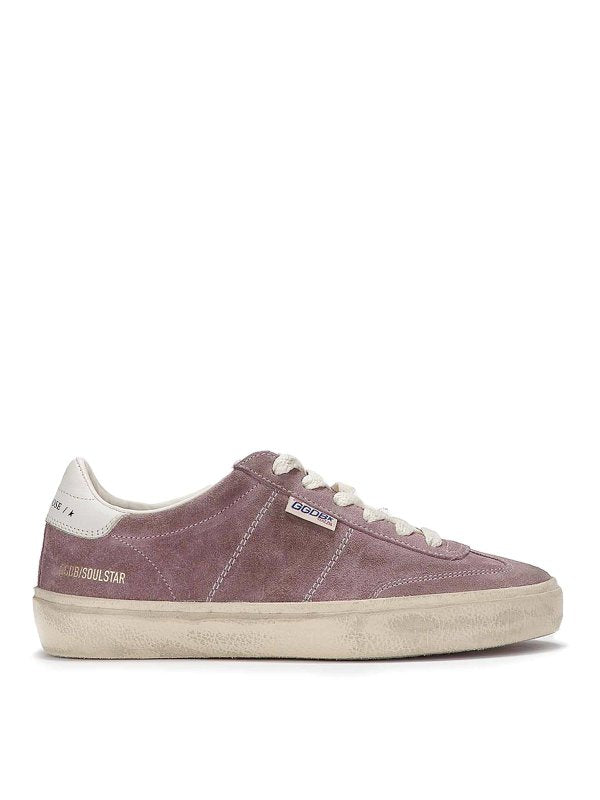 Sneakers Basse Stringate In Suede