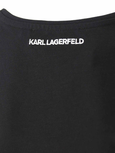 T-shirt Karl Signature Sull'orlo Della Manica