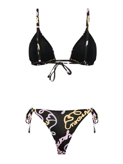 Set Bikini A Triangolo Stampato