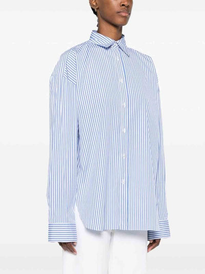 Camicia In Cotone A Righe