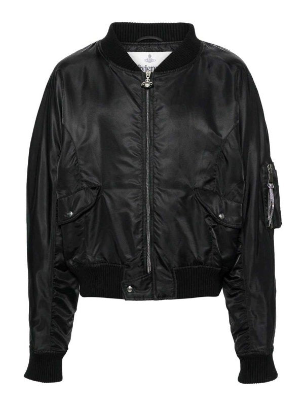 Giubbotto Bomber In Nylon