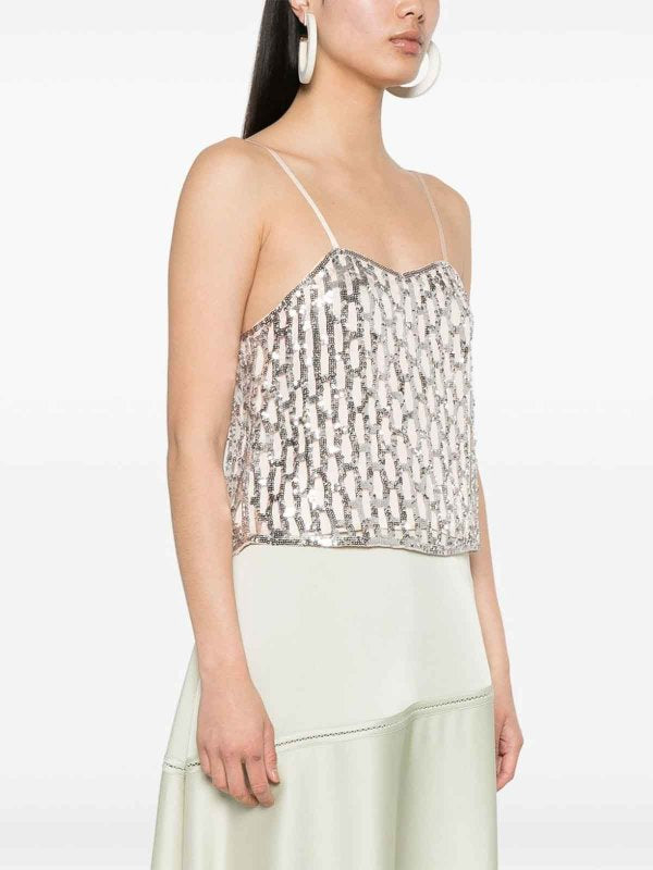 Top In Rete Con Paillettes