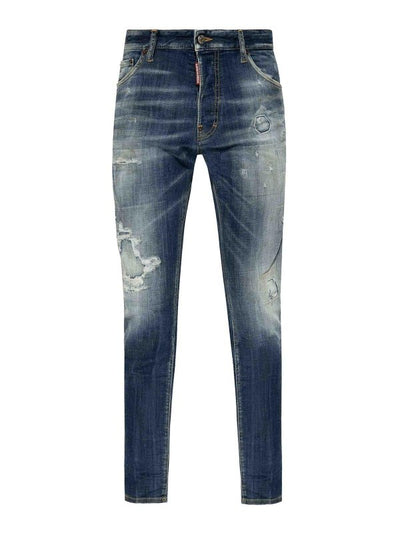 Jeans Dal Taglio Slim Effetto Consumato