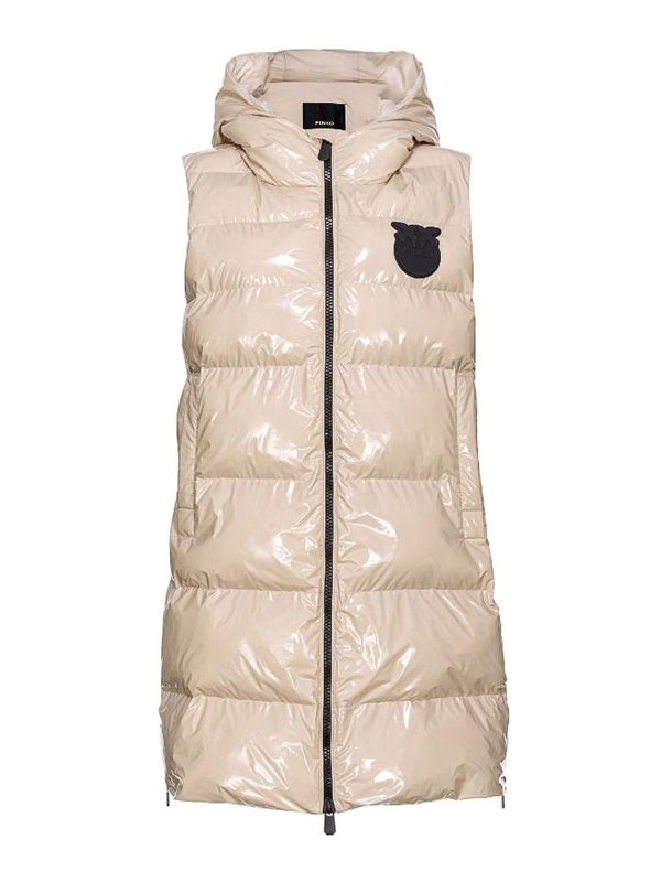 Gilet Imbottito Con Cappuccio