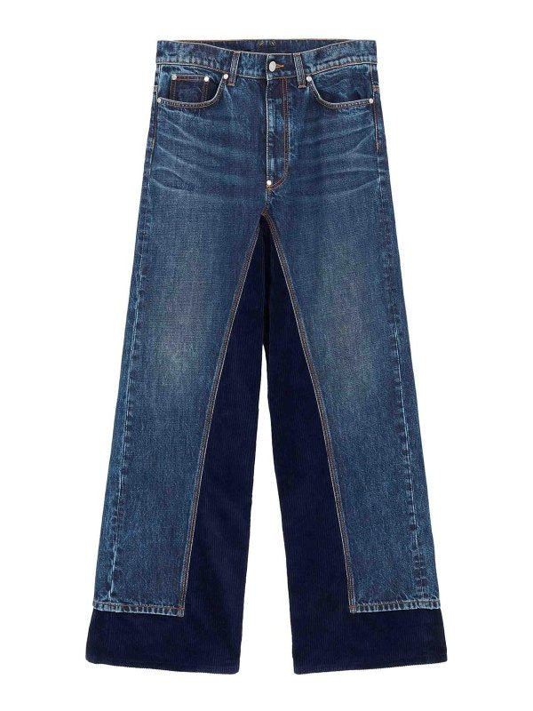 Jeans In Cotone Blu Scuro