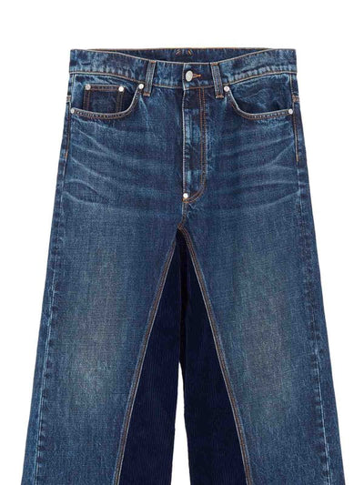 Jeans In Cotone Blu Scuro