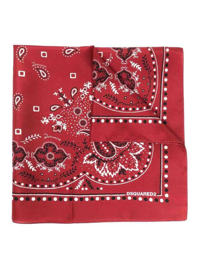 Sciarpa Bandana Con Stampa Paisley