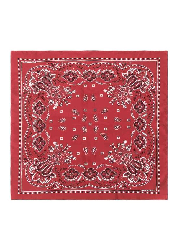 Sciarpa Bandana Con Stampa Paisley