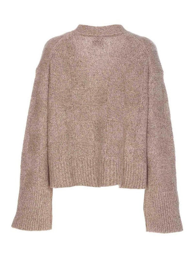 Cardigan Beige Con Bottoni