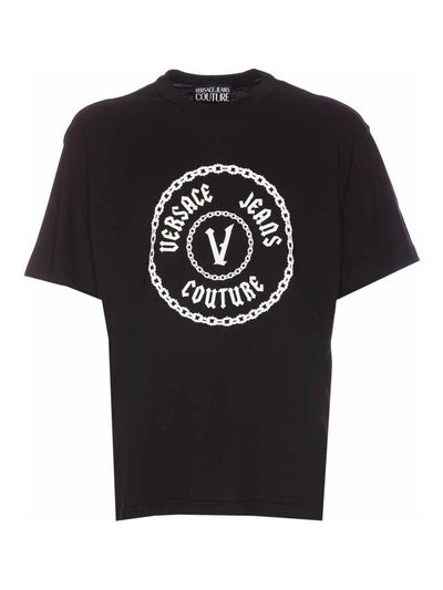 T-shirt Con Emblema Gotico A V