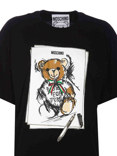 T-shirt Con Orsetto Disegnato