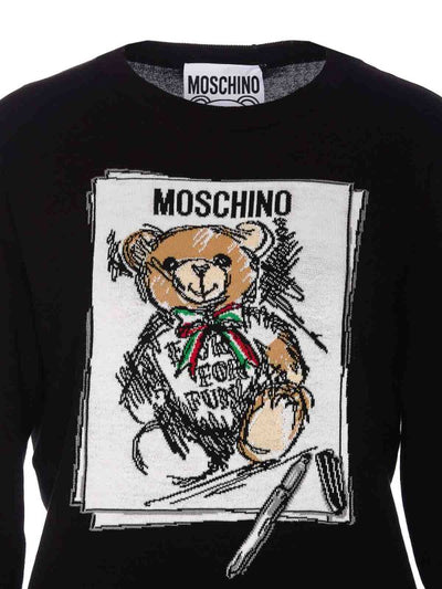 Maglione Con Orsetto Disegnato